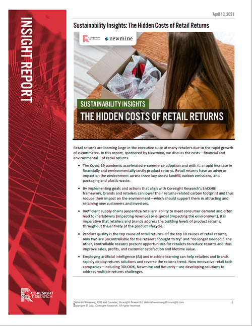 Sustainability Insights: The Hidden Costs of Retail Returns