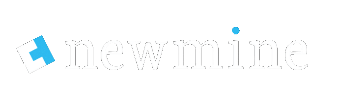 Newmine logo white